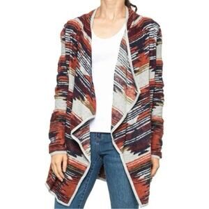 Lucky brand Aztec boho Multicolor Women's Sweater cardigan